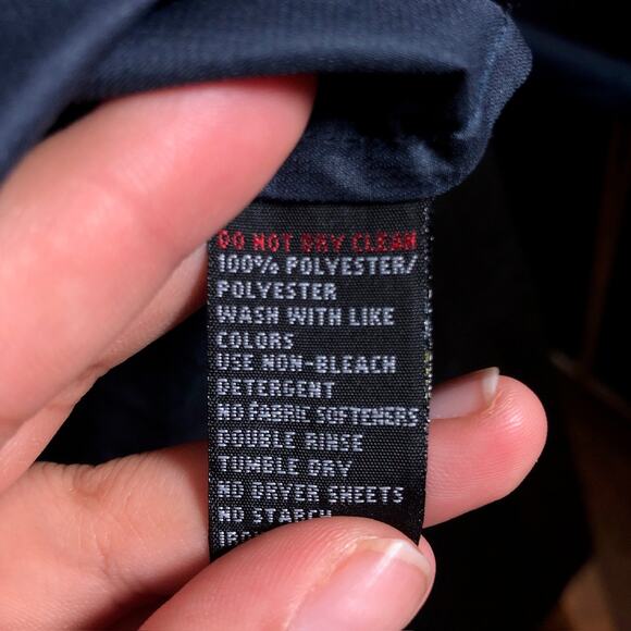 Greg Norman Mens Jacket Blue Black Full Zip Epic 1/2 Sleeve Golf Rain Large - Picture 7 of 12